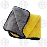 Premium Microfiber Towels – Ultra Soft, Absorbent & Lint-Free Cleaning Cloth - (300,600,900 GSM) , Yellow & Grey Double-Sided | For Car, Bike, Home & Office Use